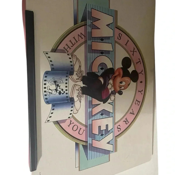 Vintage Disney Mickey Mouse Sixty Years With you Study Lap Desk Tray RARE - Picture 4 of 9